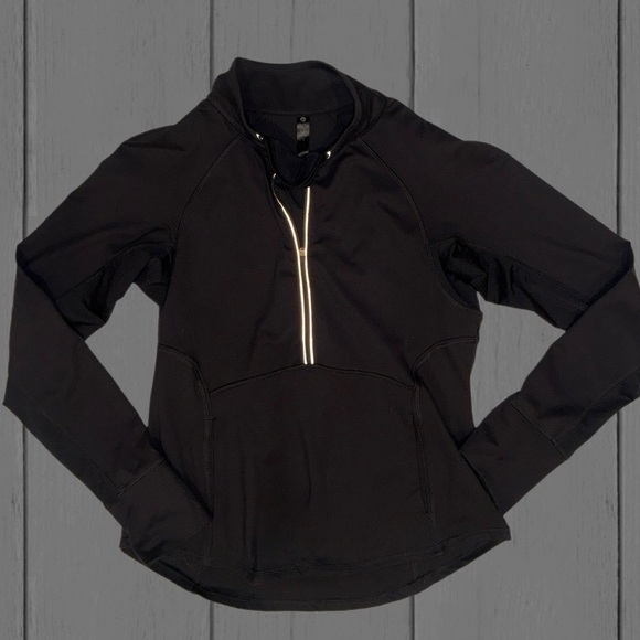 90 Degree by Reflex Women’s Black Quarter Zip Pullover Long Sleeve Top Size L - Picture 6 of 12